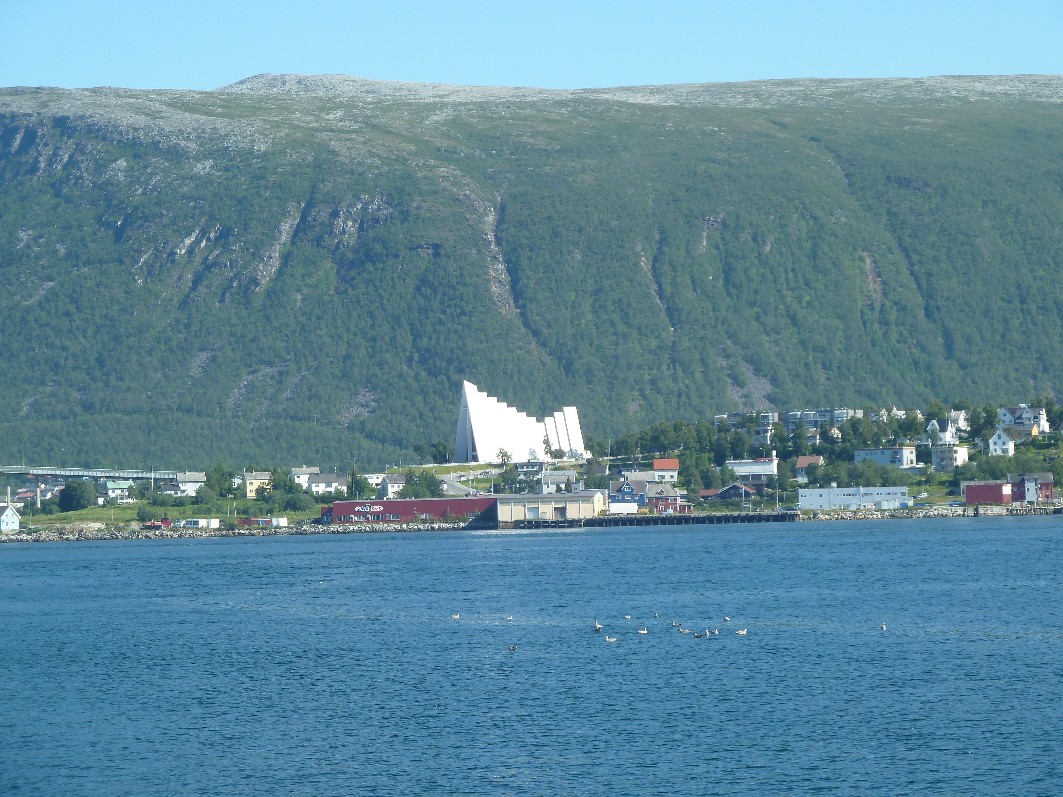 Die eismeerkathedrale von Troms